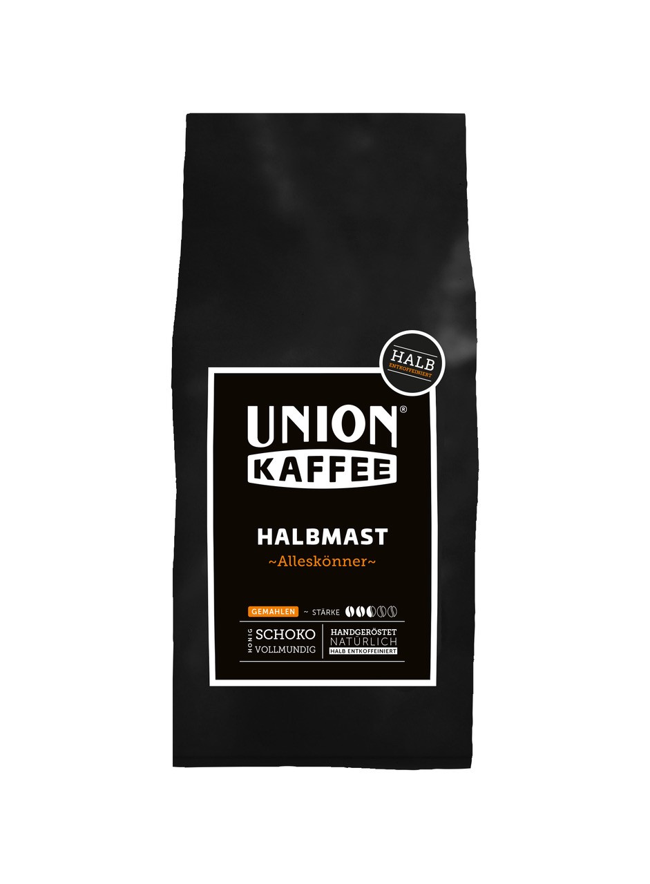 Halbmast Alleskönner – halb entkoffeiniert from UNION Rösterei
